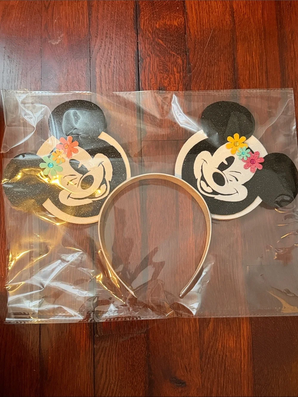 (3) Disney Mickey Mouse Glitter Ears/ (1) each of Summer, Fall, &Holiday style.